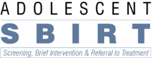 Adolescent SBIRT Screening, Brief Intervention & Referral to Treatment Logo